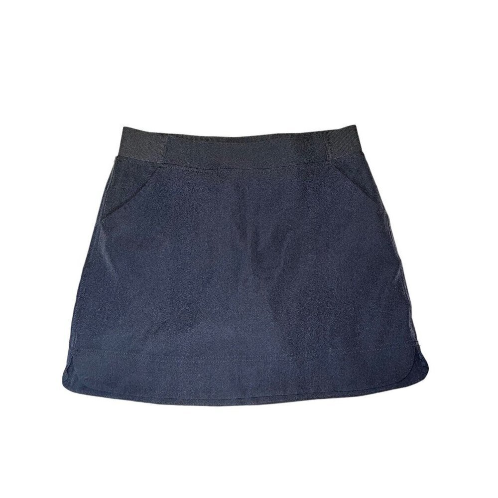 32 DEGREES Cool Black Elastic Waist Pockets Golf Tennis Skort Skirt